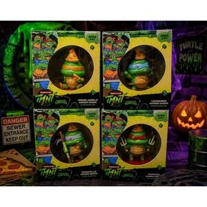 TMNT Garden Gnome Set of 4 Leonardo Raphael Donatello Michelangelo NEW